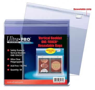 Ultra Pro Booklet Onetouch Resealable Bags Vertical Pack - Supplies