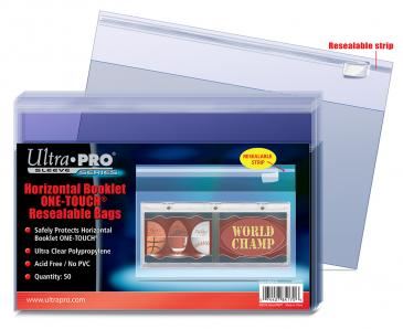 Ultra Pro Booklet Onetouch Resealable Bags Horizontal Pack - Supplies