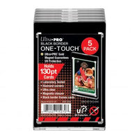 Ultra Pro One Touch 130pt Black Border 5-Pack - Supplies