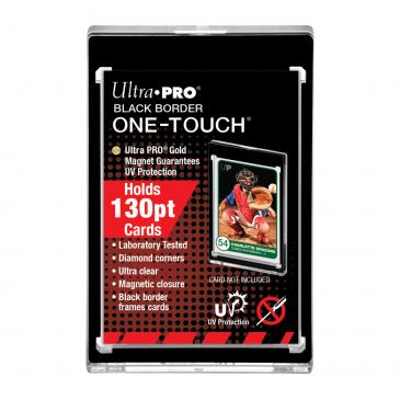 Ultra Pro UV One Touch Magnetic Holder 130-Point with Black Border - Supplies