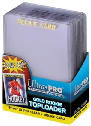 Ultrapro 3 X 4 Gold Foil Rookie Toploaders Pack - Supplies