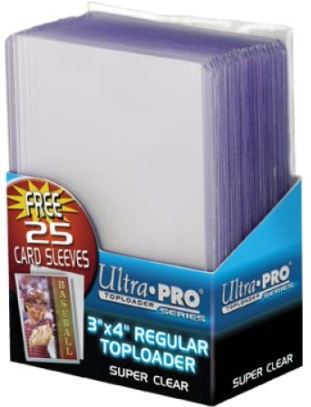 Ultrapro 3 X 4 Regular Toploader With Soft Sleeves - Supplies