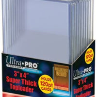 Ultrapro 3 X 4 Super Thick Toploaders 120pt Pack - Supplies