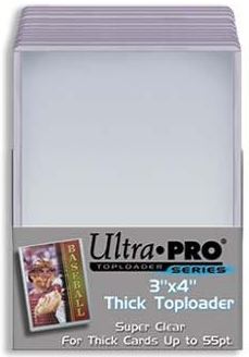 Ultrapro 3 X 4 Thick Toploaders 55pt Pack - Supplies