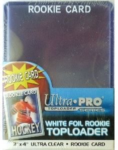 Ultrapro 3 X 4 White Foil Rookie Toploaders Pack - Supplies