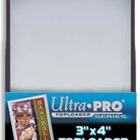 Ultrapro Black 3 X 4 Toploaders Pack - Supplies