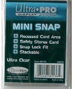 Ultrapro Mini Snap Card Holders - Supplies
