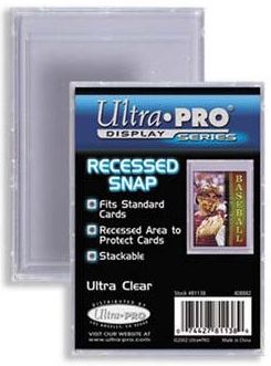 Ultrapro Recessed Snap Card Holder - Supplies