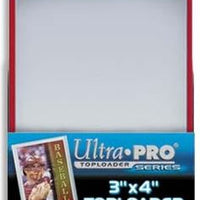 Ultrapro Red 3 X 4 Toploaders Pack - Supplies