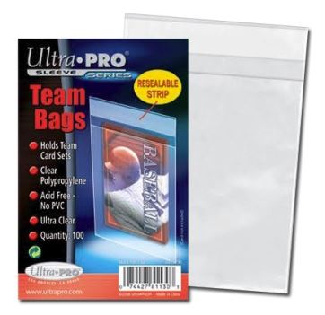 Ultrapro Resealable Team Bags Pack - Supplies