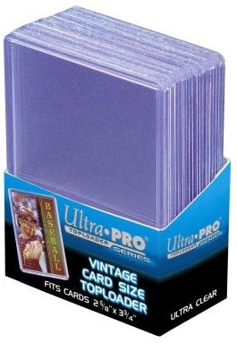 Ultrapro Vintage Card Size Toploaders Pack - Supplies